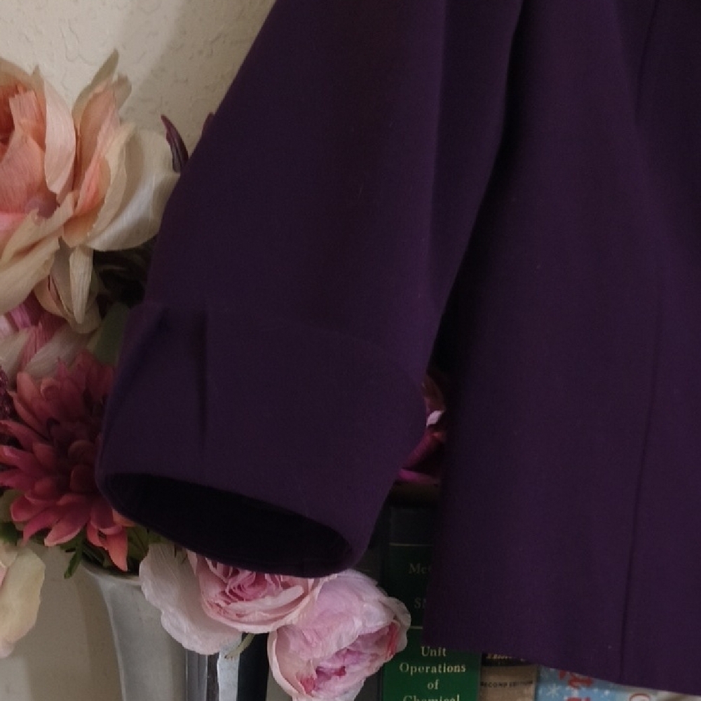 Chic Purple Women's Blazer/Jacket Career Party Formal Office - Picture 5 of 12